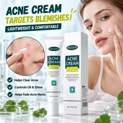 MEJISOO Gesichtscreme Aknebehandlung Ölkontrolle Feuchtigkeitsspendend Beruhigend Gesichtspflege Hautpflege Produkt