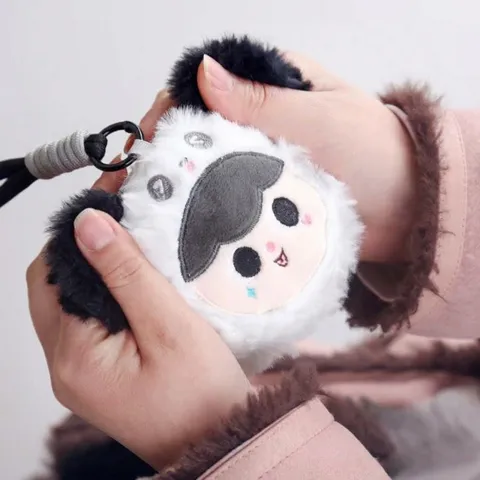 Carino Elfo Peluche Bambola Portamonete Portachiavi Ciondolo Borsa Animale Peluche Giocattolo Ornamento Sospeso Regalo