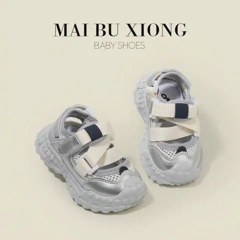 Sandales d'Été en Filet Respirant pour Bébés Garçons et Filles avec Protection des Orteils Fonctionnelle Chaussures de Marche Antidérapantes Légères Plein Air