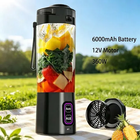 Tragbarer Elektrischer Entsafter Becher Mini USB Wiederaufladbarer Fruchtblender Kabellose Haushaltsküche Saftbereiter