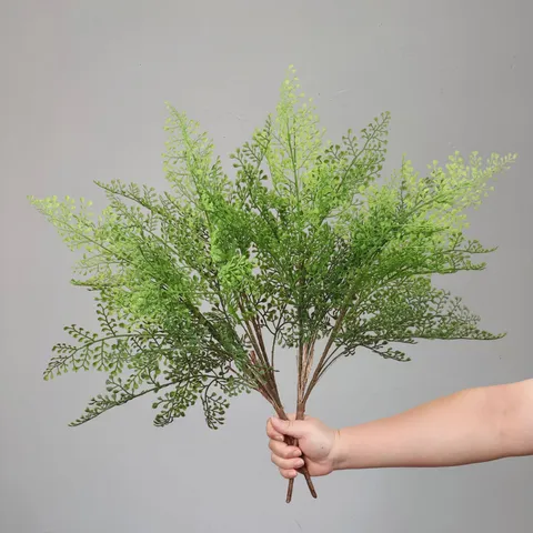 Artificial Boston Fern Plant Greenery Fake Leaves Fern Branches For Home Indoor Outdoor Garden Decor Floral Arrangement