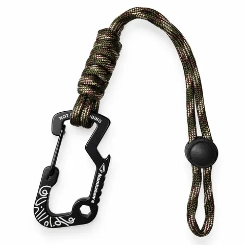Outdoor Taktisches Paracord Geflochtenes Armband Multifunktionales Karabiner Flaschenöffner Überlebensarmband