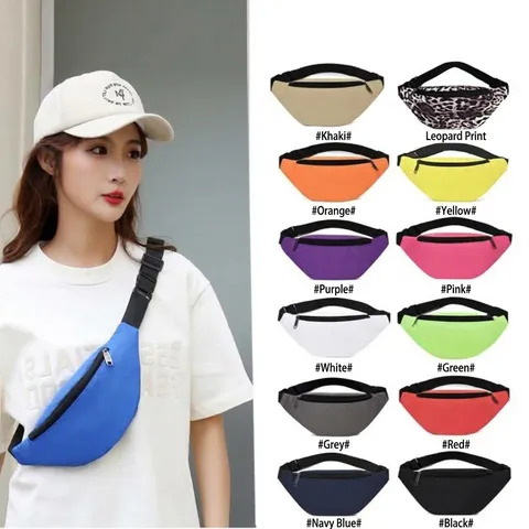 Riñonera De Oxford Impermeable Riñonera De Pecho Para Correr Senderismo Deporte Multiusos Para Hombres Mujeres