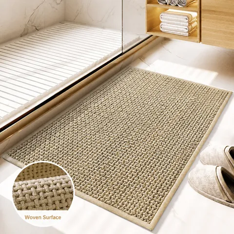 Tappeto Da Bagno In Ciniglia Assorbente Spesso Antiscivolo Tappeto Da Pavimento Lavabile In Lavatrice Doccia Moderna Morbido