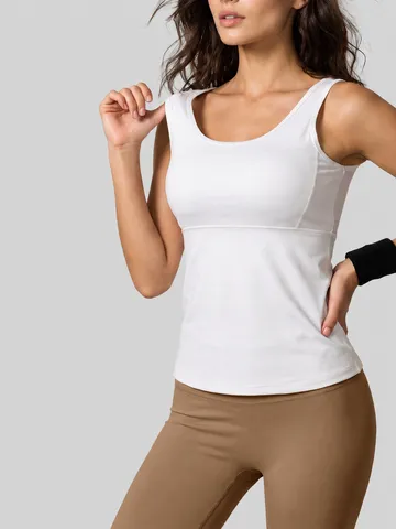 Damen Sommer Mesh Ausschnitt Sportweste Atmungsaktiv Naked Feeling Rücken Yoga Tank Top Schnelltrocknend Eng Anliegend Gym Top