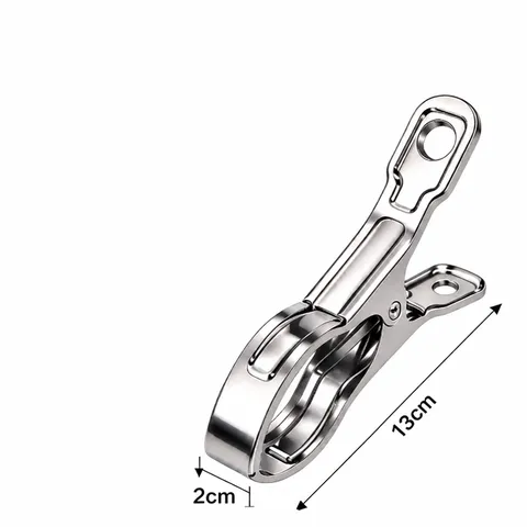 Stainless Steel Quilt Clip Large Windproof Laundry Clamp Heavy Duty Metal Clothes Peg For Blanket Drying