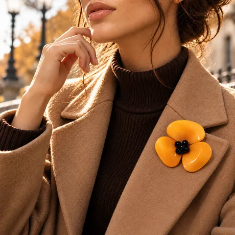 Übergroße Blumenbroschen Für Damen Aus Acrylharz Kamelien Floral Corsage Anstecknadel Für Anzüge Pullover Hochzeit Party Schmuck