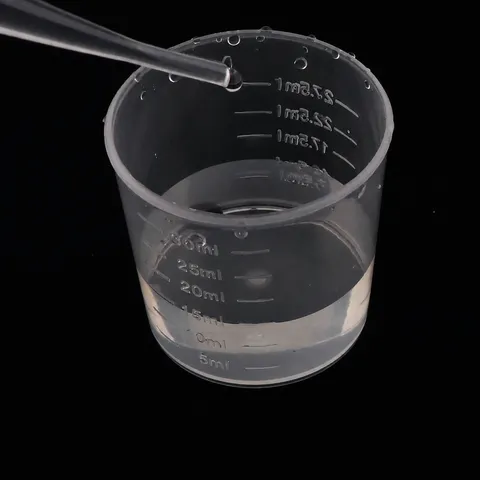 Ensemble de Tasses à Mesurer en Plastique Transparent et Pipettes Jetables Outils et Accessoires pour Moule en Résine Époxy DIY