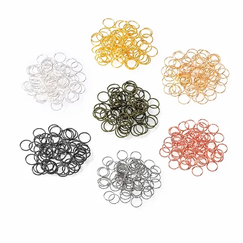 DIY Jewelry Making Open Jump Rings Iron Connectors For Bracelets Necklaces Earrings Craft Findings Assorted Colors