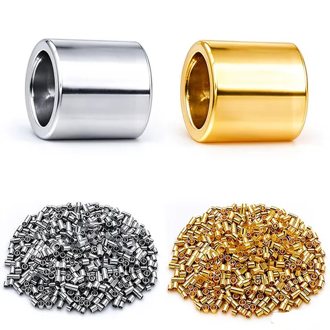 Tubi di Posizionamento Perline a Schiacciare in Rame 2mm per Creazione Gioielli Fai da Te Accessori Materiale per Braccialetti e Collane