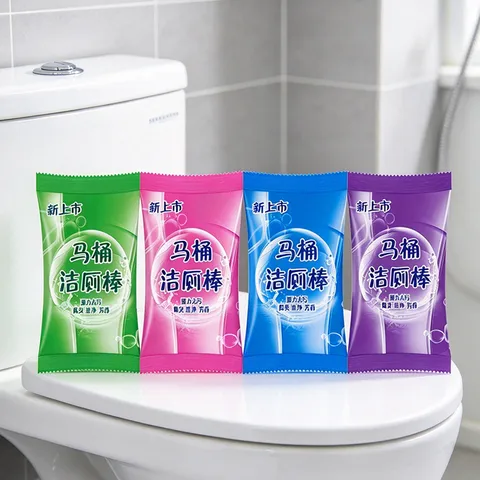 Detergente per WC Bastone di Pulizia Deodorante Rimuovi Macchie Bolle Blu Detergente Solido per la Pulizia del Bagno di Casa
