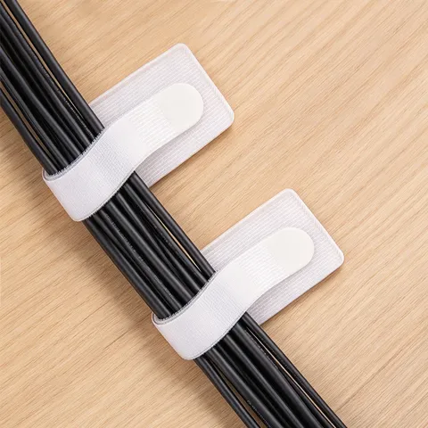 Lazos Autoadhesivos de Nailon para Gestión de Cables Correas Organizadoras de Cables de Alimentación y Datos para el Hogar Oficina Estudio Escritorio