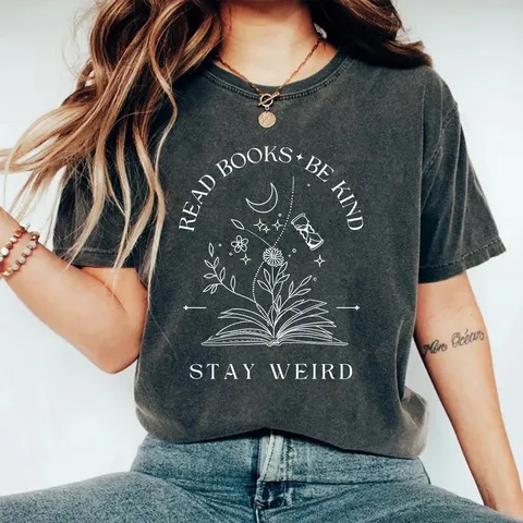 Γυναικείο Casual T-Shirt από Βαμβάκι Φθαρμένο με Εκτύπωση Γραμμάτων Κοντό Μανίκι Στρογγυλή Λαιμόκοψη Vintage Streetwear Καλοκαίρι