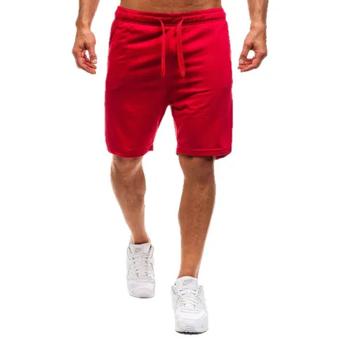 Pantalones Cortos Deportivos Casuales para Hombres Corte Holgado Transpirable Cordón Bolsillos Shorts de Gimnasio Verano Ropa Atlética