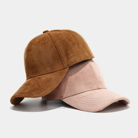 Vintage Suede Texture Polyester Baseball Cap For Men Women Solid Color Adjustable Outdoor Leisure Casual Sunshade Hat