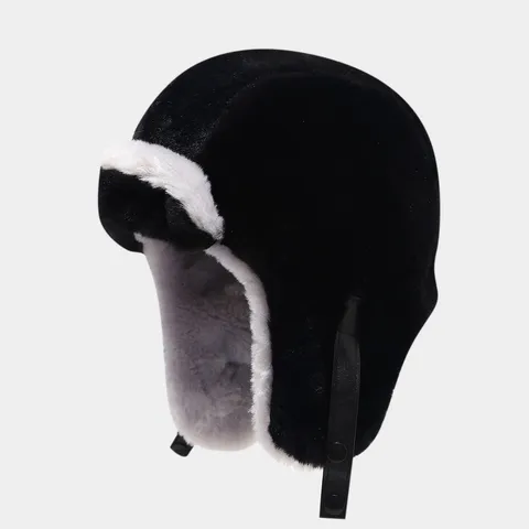 Winter Dikke Warme Trapper Hoed Kunstkonijnenbont Oorklep Pet Voor Heren Dames Winddicht Buiten Fietsen Ski Pluche Hoed