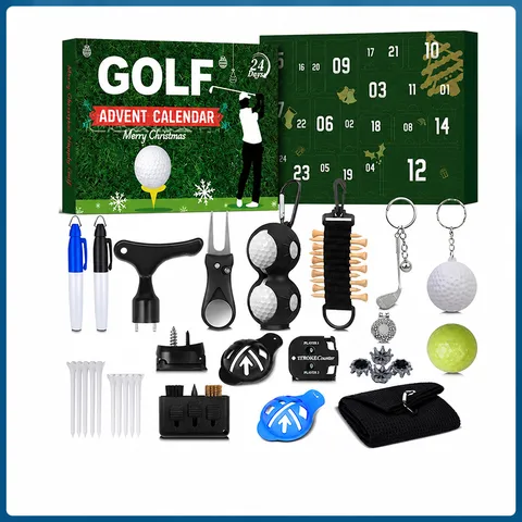 2026 Nieuw Kerst Adventkalender Verrassingsdoos Outdoor Survival Kit Vissen Golf Gereedschapset Feestdag Cadeau