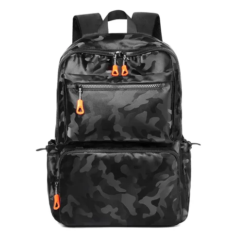 Sac à Dos Camouflage Grande Capacité Cartable Mode Cuir PU Sports de Plein Air Randonnée Voyage Sac à Dos pour Étudiants Ados
