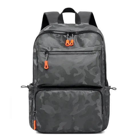 Sac à Dos Camouflage Grande Capacité Cartable Mode Cuir PU Sports de Plein Air Randonnée Voyage Sac à Dos pour Étudiants Ados