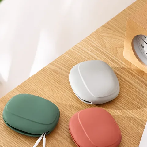 Portable Silicone Storage Bag Mini Coin Purse Earphone Cable Organizer Waterproof Travel Pouch For Outdoor Daily