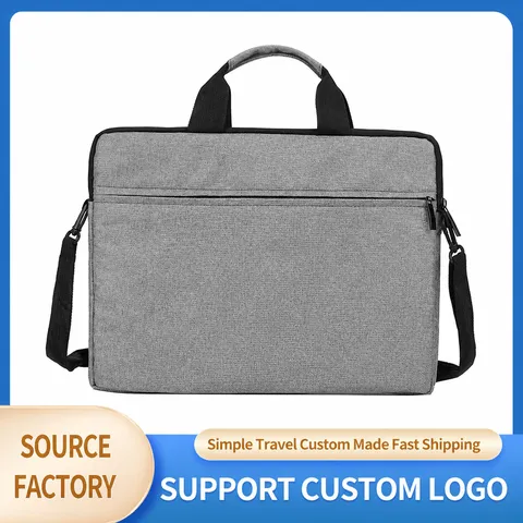 Borsa Porta PC Impermeabile in Tessuto Oxford Valigetta da Lavoro Borsa a Tracolla Leggera per Computer per Uomo e Donna