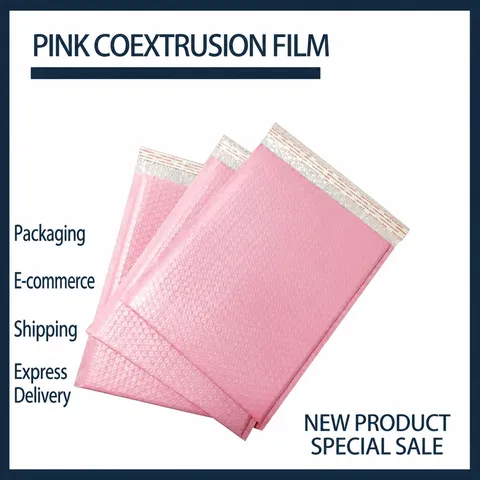 Pochettes à Bulles en Film Coextrudé Épaissi Emballage Express Sacs à Bulles Imperméables Enveloppes Rembourrées pour Cadeau Livre Vêtement