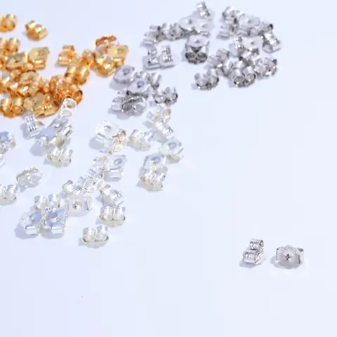 925 Sterling Silver Earring Backs Butterfly Ear Nuts Ear Plugs Earring Findings Jewelry Accessories For Women