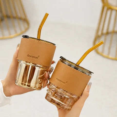 Tumbler Cups with Lids and Straws