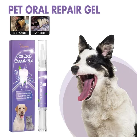 Pet Oral Repair Gel Teeth Cleaning Stain Removal And Fresh Breath Care For Cats And Dogs Daily Dental Hygiene