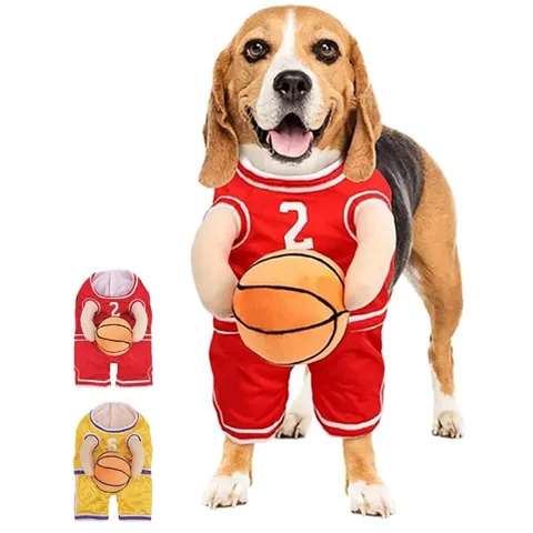 Hond Basketbal Uniform Huisdier Sportkleding Puppy Jersey Kostuum Kleding Voor Honden Ademend Polyester Sportkleding