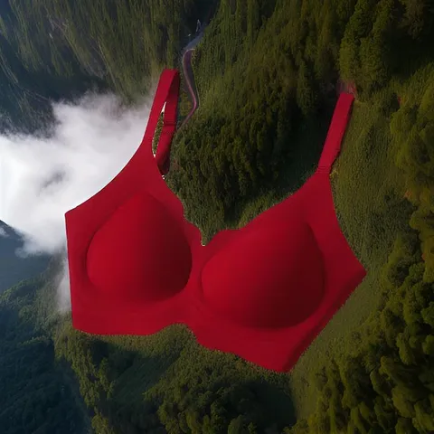 Women's Seamless Push Up Bra V Neck Wireless Underwear Adjustable Straps Comfortable Lingerie Solid Color Vest Style Top