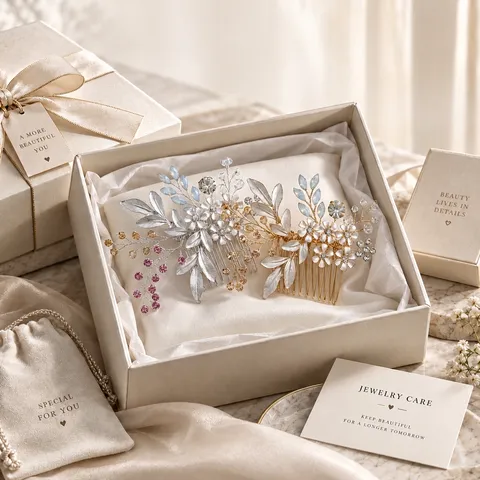 French Sweet Floral Crystal Hair Comb For Women Forest Style Alloy Rhinestone Hair Accessories For Wedding Party Celebrity Dinner Jewelry Hair Insert Comb