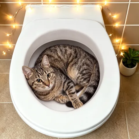 3D Dier Kat Toilet Sticker Waterdicht PVC Badkamer Decal Creatieve Home Decoratie Muursticker Voor Badkamer Toilet