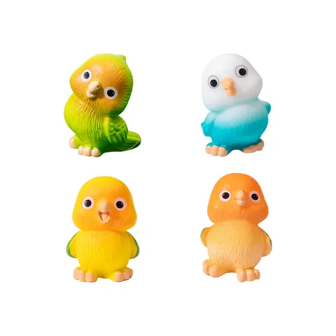 Miniature Resin Parrot Figurine Cute Animal Bird Statue For Micro Landscape Fairy Garden DIY Terrarium Succulent Pot Decor Accessories
