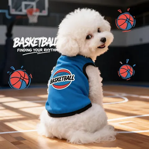 Summer Pet Dog Vest Breathable Polyester Cartoon Printed Sun Protection Puppy Clothes For Small Dogs Teddy Bichon Casual Pet Apparel