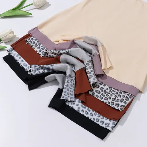 Women High Waist Seamless Panties Leopard Print Sexy Safety Shorts Breathable Polyamide Yoga Underwear Slim Fit Bottom Lingerie