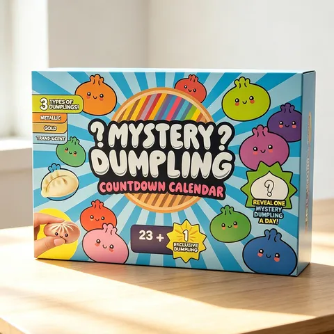 Erwachsenen Dekompression Spielzeug Geheimnis Teigtasche Blindbox Fidget Squishy Kalender Weichgummi Cartoon Geschenk