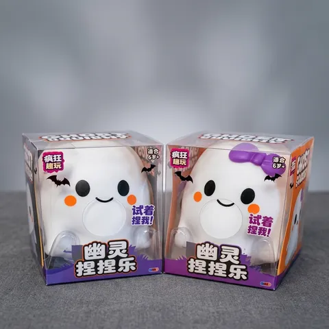 Halloween Ghost Squishy Slow Rebound Decompression Toy Cute Funny Novelty Stress Relief Ornament