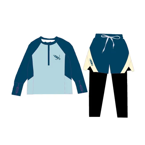 Jungen Sonnenschutz Bademode Set Astronaut Weltraum Thema Langarm Oberteil Hose Shorts Badekappe Schnelltrocknend Kinder Rash Guard