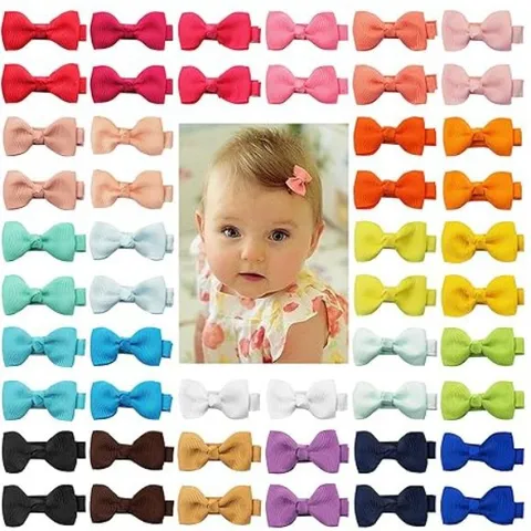 Kinder Ripsband Schleife Haarspangen Süße Handgefertigte Haarklammern Tägliches Haarzubehör Für Babys Kleinkinder Mädchen