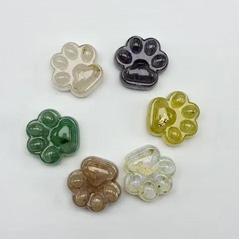 Natuurlijk Kristallgrind Epoxyhars Dier Lotus Huis Kantoor Desktop Decor Ornamenten