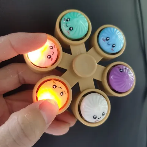 Παιχνίδι Fidget Spinner Ψωμάκι Emoji Χαριτωμένο Καρτούν Παιχνίδι Αποσυμπίεσης Μπρελόκ Φορτηγό Παιχνίδι Ανακούφισης από το Άγχος για Παιδιά