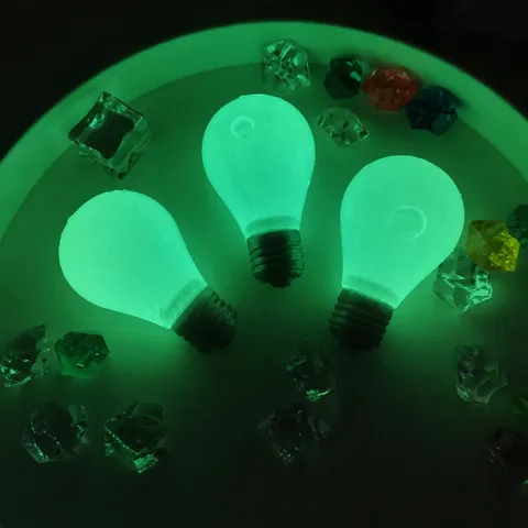 Luminous Light Bulb Squishy Toy Novelty Stress Relief Fidget Toy Glow In The Dark Squeeze Toy For Adults Desk Decor