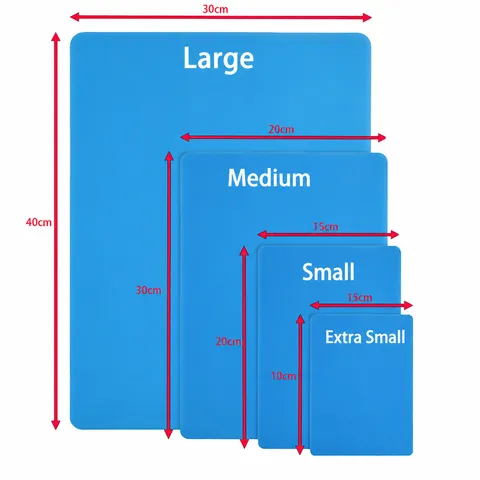 Silicone Placemat DIY Resin Craft Mat Heat Resistant Non-Slip Table Mat Desk Protector For Kitchen Home Dining