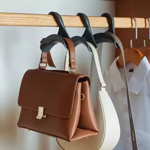 Japanse Stijl Boog Tassenhanger Plastic Handtassenhaak Garderobe Kast Opslag Organizer Hoed Sjaal Houder Huis Accessoires