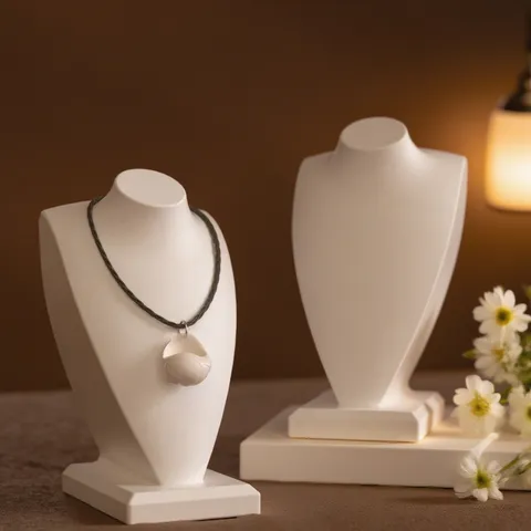 Silicone Mold For Resin Casting DIY Body Necklace Display Stand Holder Silicone Molds Jewelry Plaster Craft Making Tool
