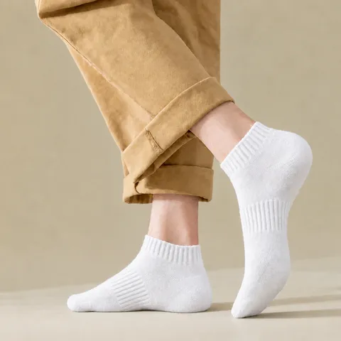 Unisex Cotton Blend Athletic Sports Socks Breathable Deodorant Short Mid Long Tube Casual Daily Wear Socks