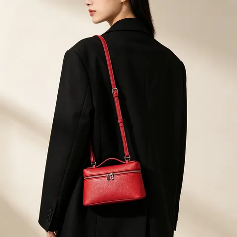 Mujer Moda Cuero PU Bolso de Hombro Casual Simple Color Sólido Asa Superior Bolso Bandolera Bolso Pequeño Cuadrado