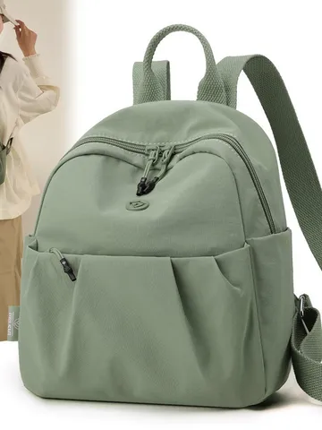 Fashion Oxford Cloth Backpack For Women Lightweight Nylon Canvas Small Backpack Stylish Commuting Travel Casual Mini Backpack