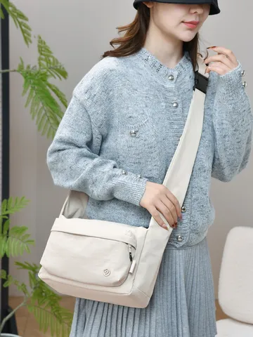 Minimalist Women's Nylon Crossbody Bag High Quality Oxford Cloth Shoulder Bag Versatile Commuter Underarm Bag Single Strap Handbag